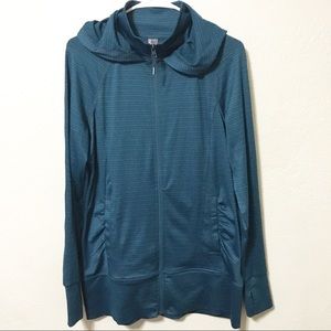 Mondetta | Teal Athletic Jacket Tunic w/Hoodie
